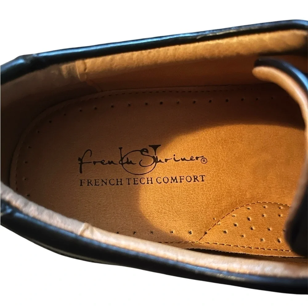 French Shriner Men's Black Dress Shoes